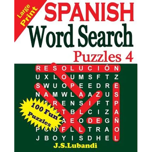 Large Print SPANISH Word Search Puzzles 4
