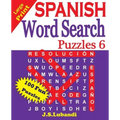 Large Print SPANISH Word Search Puzzles 6